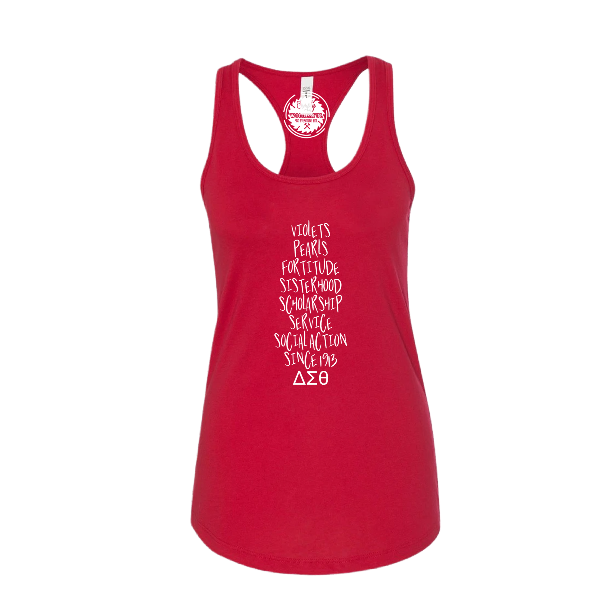 Violets & Pearls Tank Top