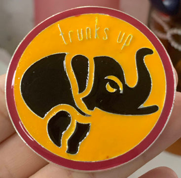 Trunks Up Lapel Pin