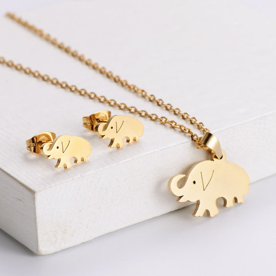 Elephant Necklace Set