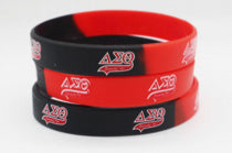 Black ΔΣΘ Silicone Wristband