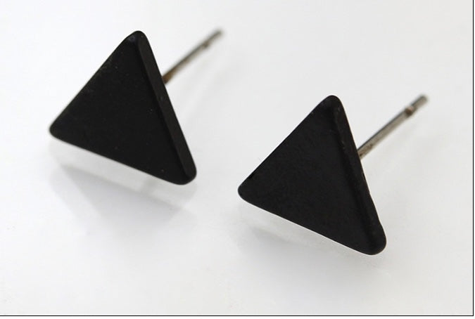 Pyramid Stud Earrings