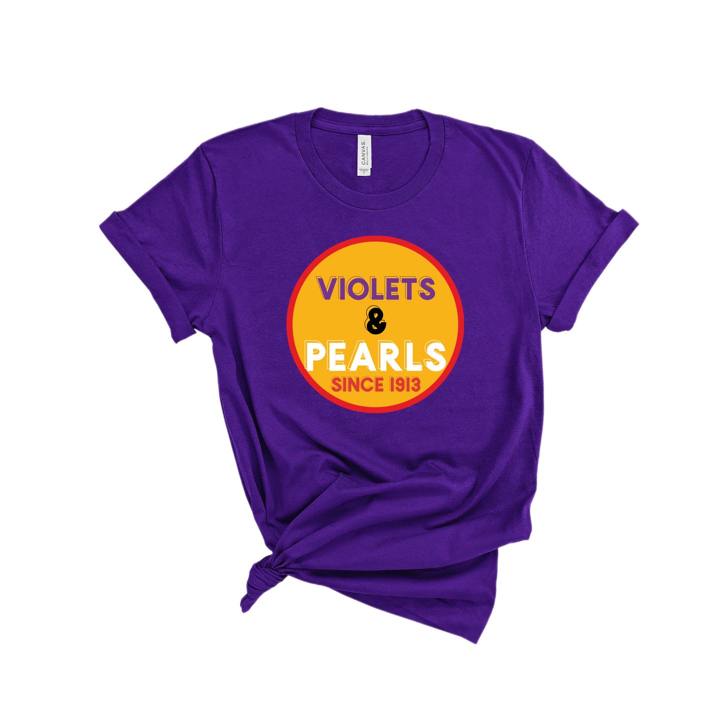 Violets & pearls since 1913 tee