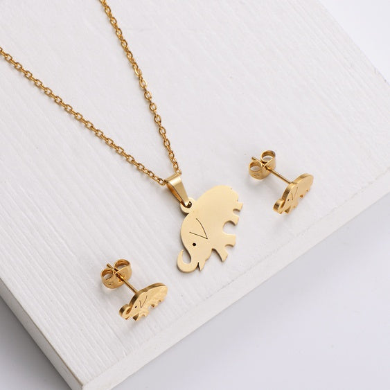 Elephant Necklace Set