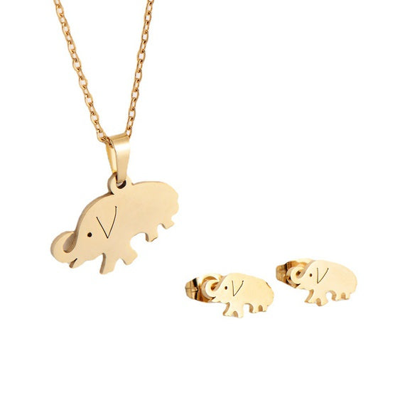 Elephant Necklace Set