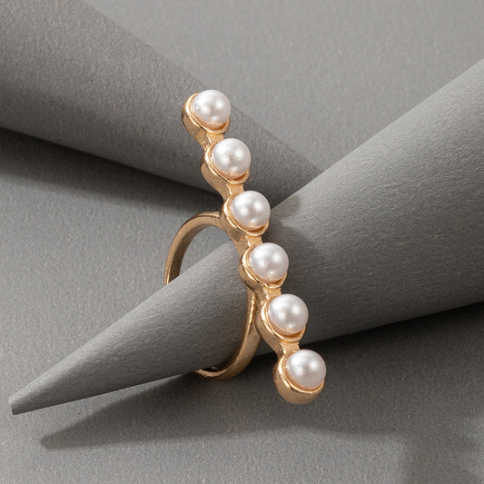 Pearl Finger Ring