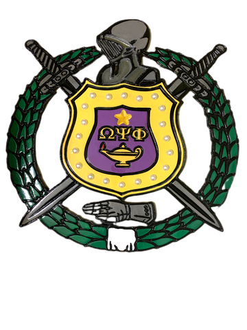 Omega Psi Phi Fraternity Shield
