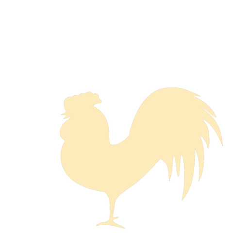 Wooden Rooster